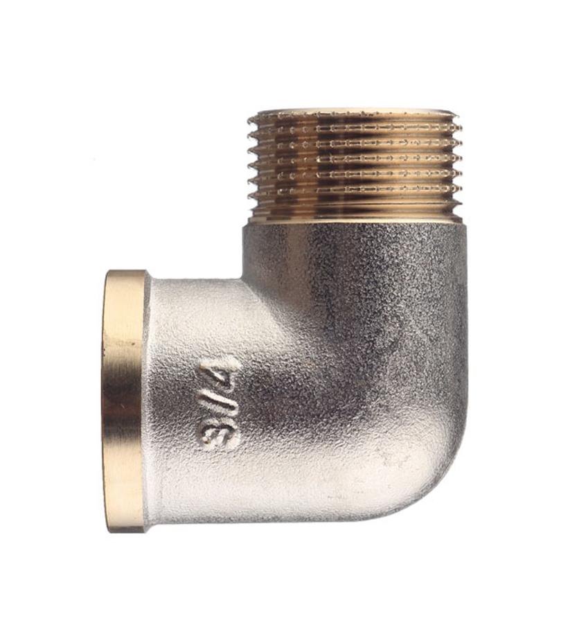 Угол 3/4 ВР(г) х 3/4 НР(ш) латунный Угол 3/4 ВР(г) х 3/4 НР(ш) латунный