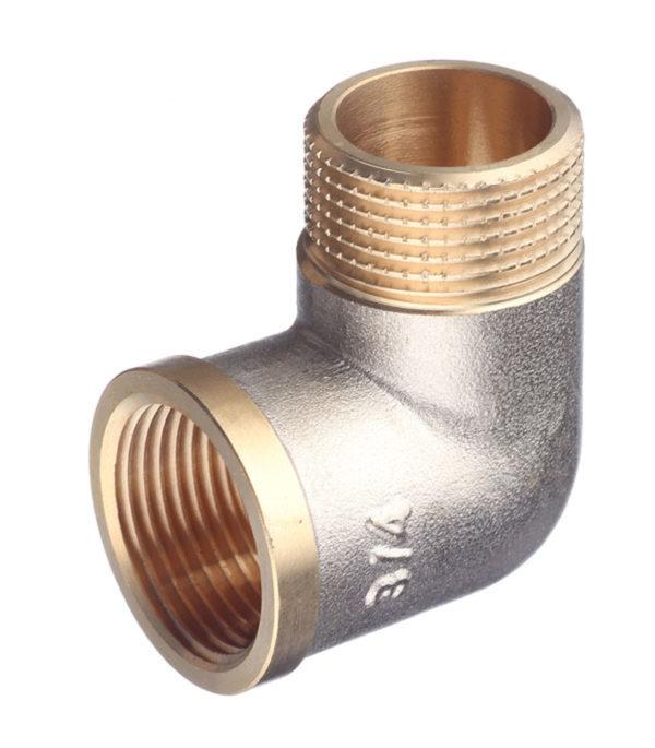 Угол 3/4 ВР(г) х 3/4 НР(ш) латунный Угол 3/4 ВР(г) х 3/4 НР(ш) латунный