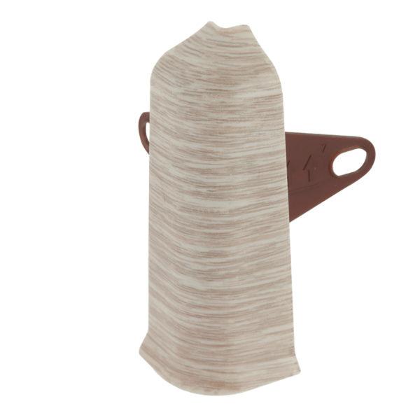 Угол наружный IDEAL Система 80 мм дуб латте (2 шт.) Угол наружный IDEAL Система 80 мм дуб латте (2 шт.)