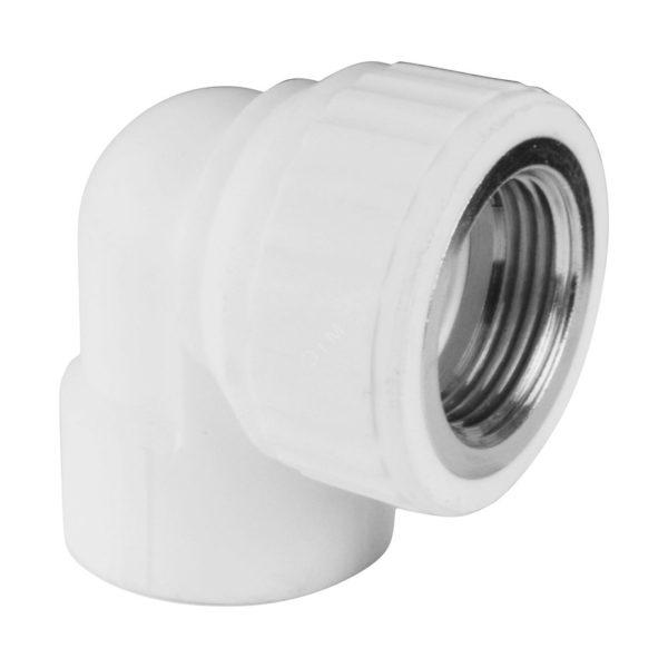 Угол полипропиленовый 32 мм х 1/2 ВР(г)