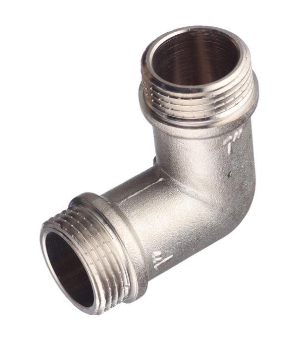 Угол VALTEC (VTr.093.N.0006) 1 НР(ш) х 1 НР(ш) латунный