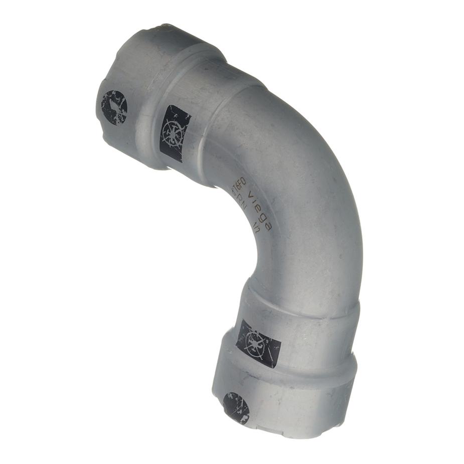 Угол Viega Megapress SC-Contur (694517) 90° 1/2 DN15 пресс нелегированная оцинкованная сталь Угол Viega Megapress SC-Contur (694517) 90° 1/2 DN15 пресс нелегированная оцинкованная сталь