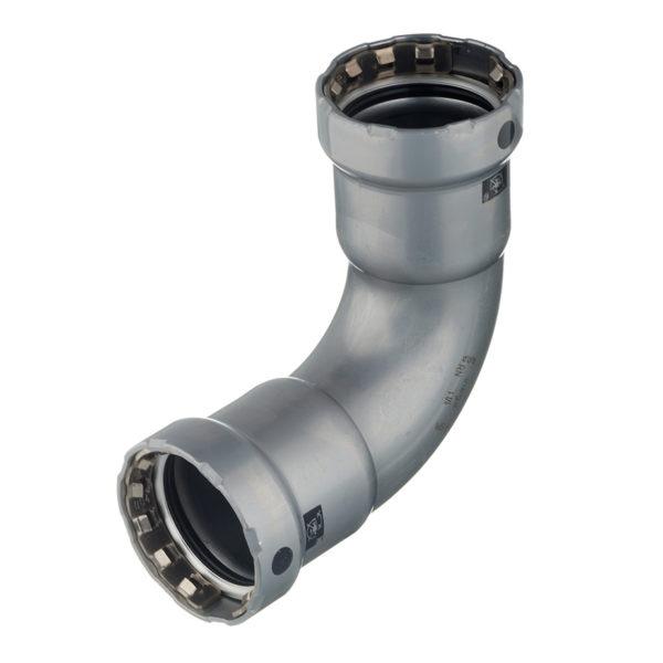 Угол Viega Megapress SC-Contur (694548) 90° 1 1/4 DN32 пресс нелегированная оцинкованная сталь