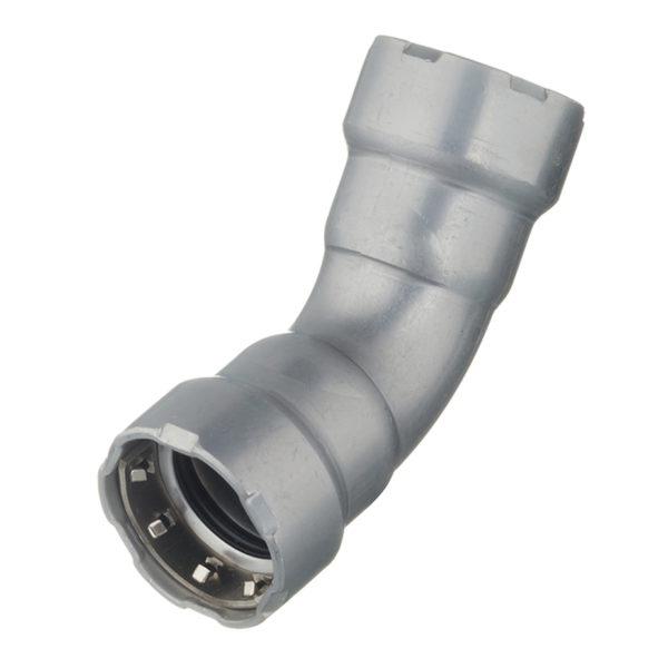 Угол Viega Megapress SC-Contur (694579) 45° 1/2 DN15 пресс нелегированная оцинкованная сталь