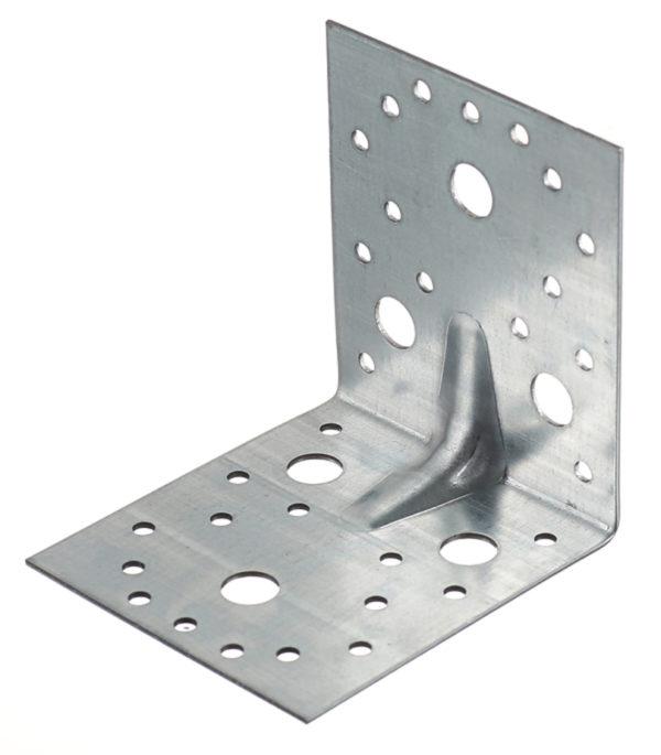 Уголок крепежный усиленный оцинкованный 105 (100)x105 (100)x90x1,8 мм Уголок крепежный усиленный оцинкованный 105 (100)x105 (100)x90x1,8 мм