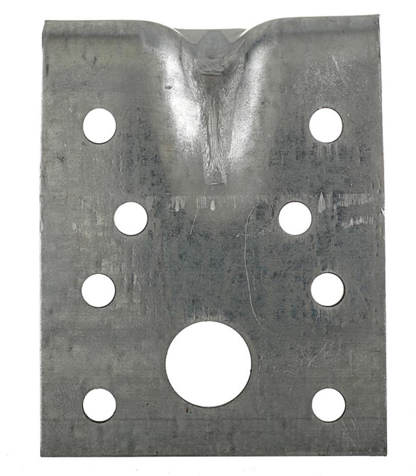 Уголок крепежный усиленный оцинкованный 70х70х55х2 мм Уголок крепежный усиленный оцинкованный 70х70х55х2 мм