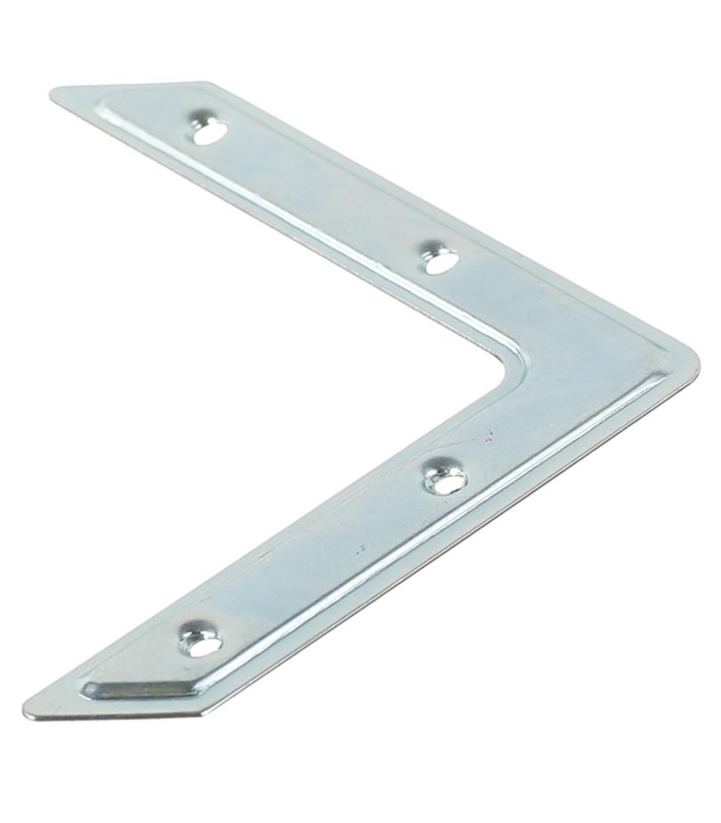 Уголок плоский оцинкованный 100х100х17х1 мм (4 шт.) Уголок плоский оцинкованный 100х100х17х1 мм (4 шт.)