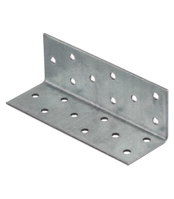 Уголок соединительный оцинкованный 40х40х120х2 мм Уголок соединительный оцинкованный 40х40х120х2 мм