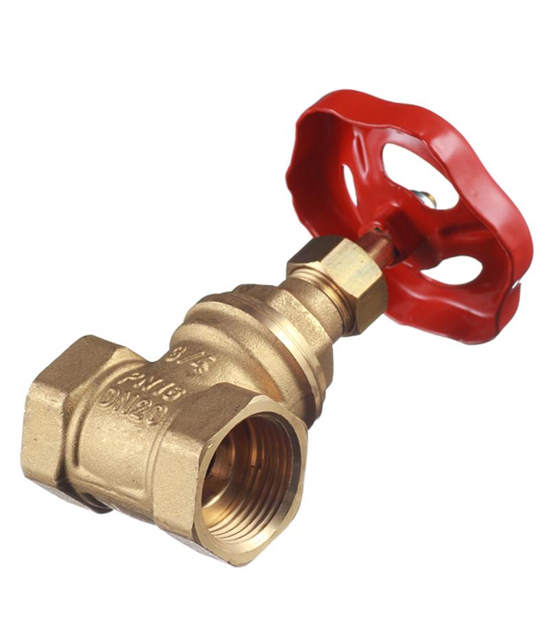 Задвижка клиновая латунный 3/4 ВР(г) х 3/4 ВР(г) вентиль Задвижка клиновая латунный 3/4 ВР(г) х 3/4 ВР(г) вентиль