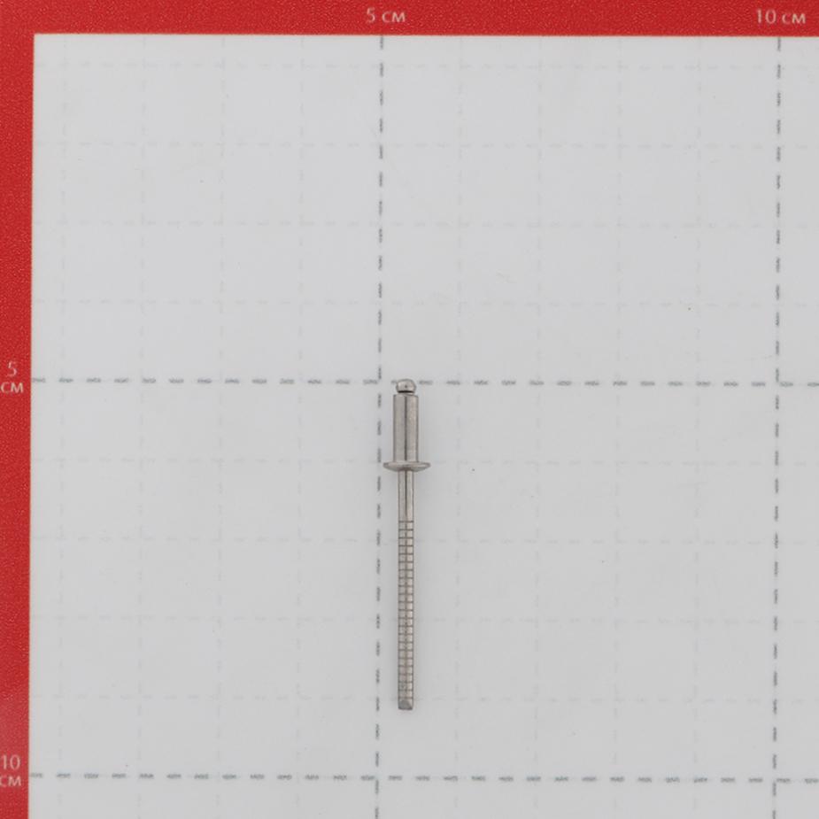 Заклепка вытяжная 3.2x8 мм нержавеющая сталь/нержавеющая сталь (100 шт.) Заклепка вытяжная 3.2x8 мм нержавеющая сталь/нержавеющая сталь (100 шт.)