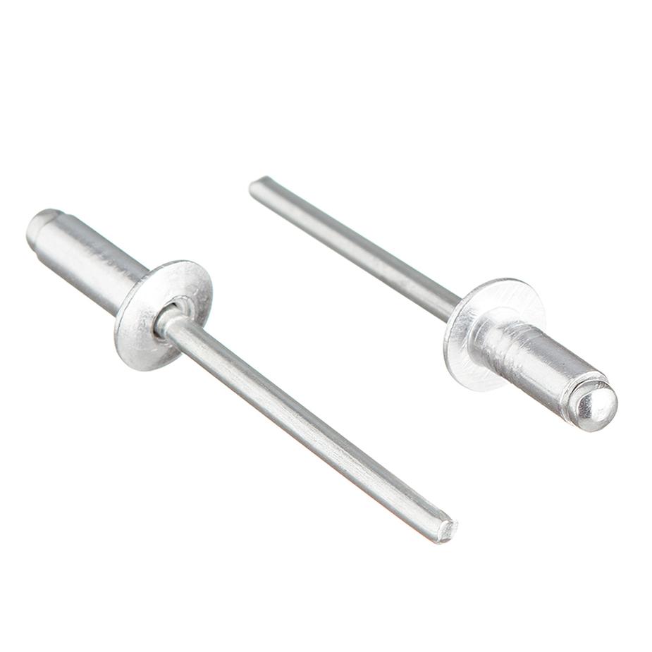 Заклепка вытяжная 4,0x10 мм алюминий/сталь (1000 шт.) Заклепка вытяжная 4,0x10 мм алюминий/сталь (1000 шт.)