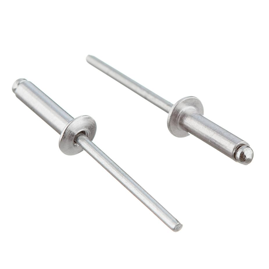 Заклепка вытяжная 4,0x16 мм алюминий/сталь (100 шт.) Заклепка вытяжная 4,0x16 мм алюминий/сталь (100 шт.)