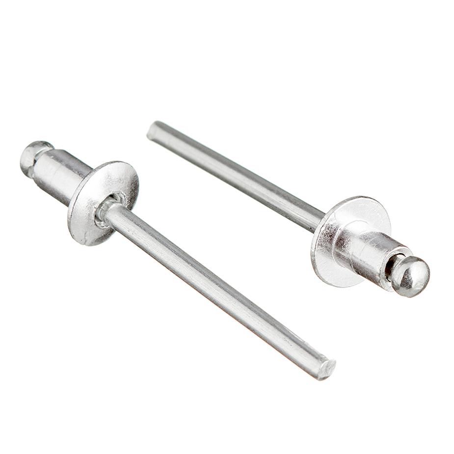 Заклепка вытяжная 4,0x6 мм алюминий/сталь (100 шт.) Заклепка вытяжная 4,0x6 мм алюминий/сталь (100 шт.)