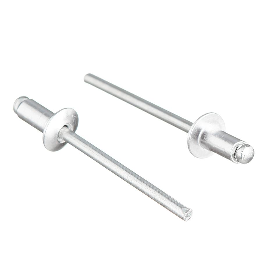 Заклепка вытяжная 4,0x8 мм алюминий/сталь (100 шт.) Заклепка вытяжная 4,0x8 мм алюминий/сталь (100 шт.)