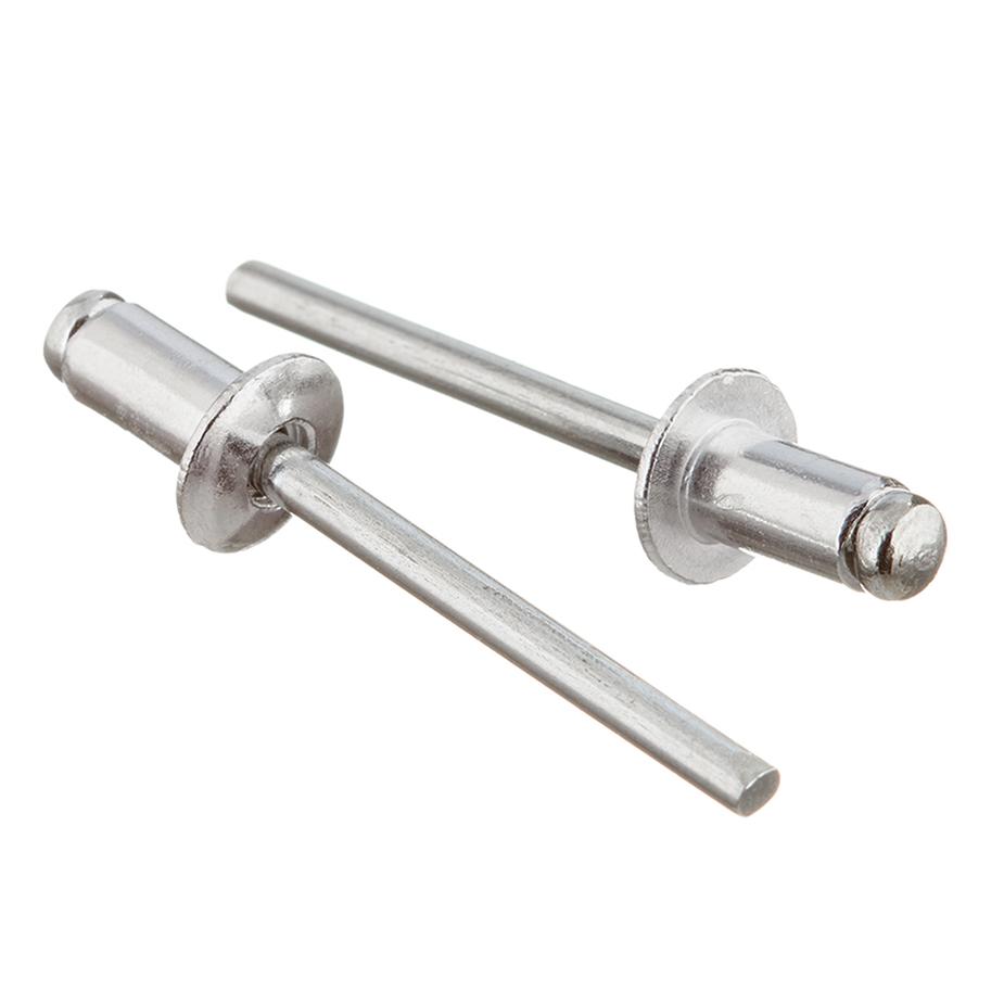 Заклепка вытяжная 4,8x10 мм алюминий/сталь (100 шт.) Заклепка вытяжная 4,8x10 мм алюминий/сталь (100 шт.)