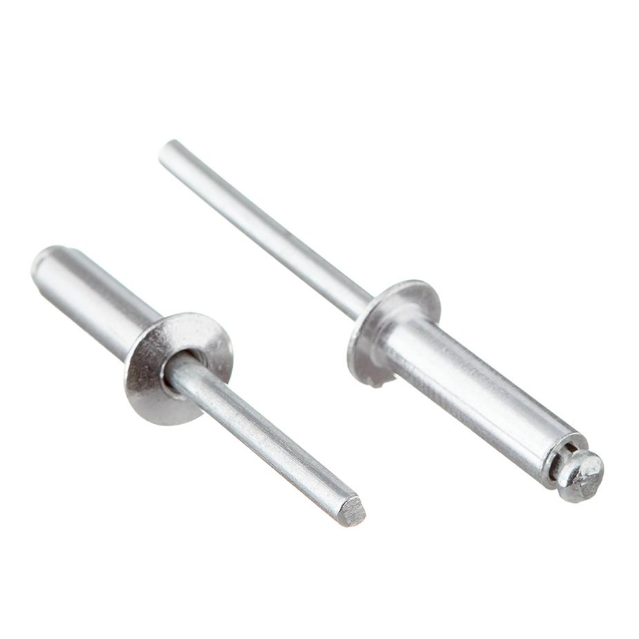 Заклепка вытяжная 4,8x18 мм алюминий/сталь (500 шт.) Заклепка вытяжная 4,8x18 мм алюминий/сталь (500 шт.)