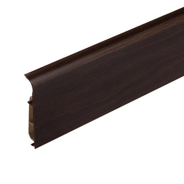 Плинтус ПВХ напольный Salag Lima 72 мм венге 2500 мм